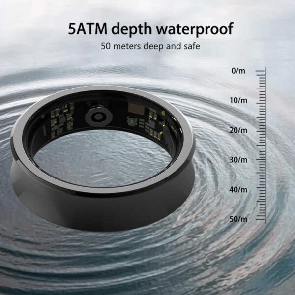Smart titanium ring Health and fitness tracker - Image 4
