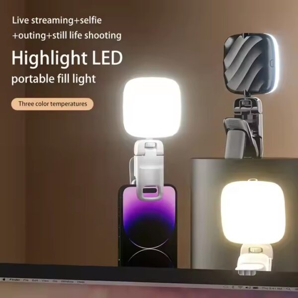 Rechargeable LED Selfie / phone portable light - Image 3