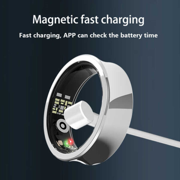 Smart titanium ring Health and fitness tracker - Image 3