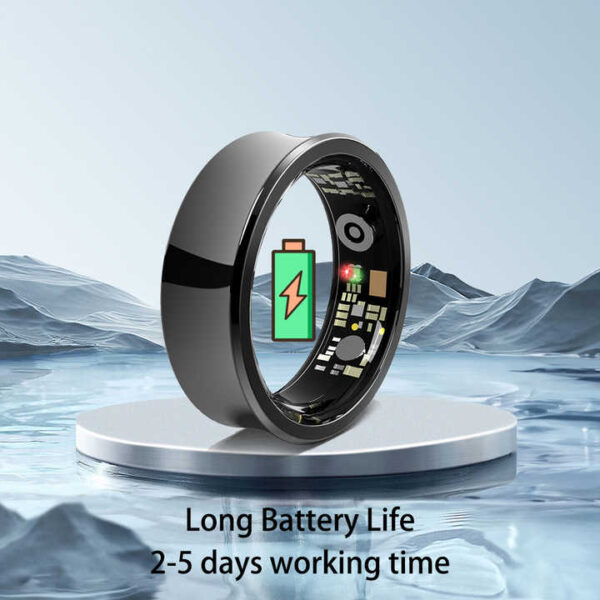 Smart titanium ring Health and fitness tracker - Image 6